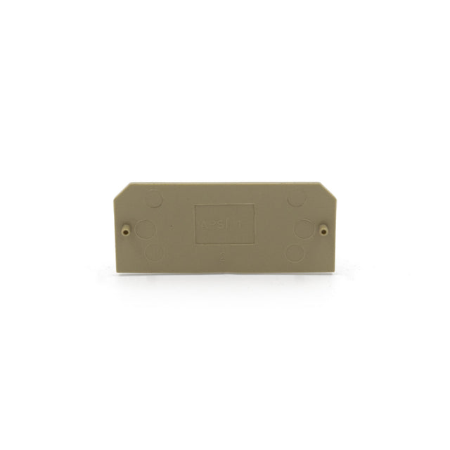 Conta-Clip AP SI-1 BG 2046.2 beige end plate for STK 1 and ST 2 series terminal blocks (Bag of 10)