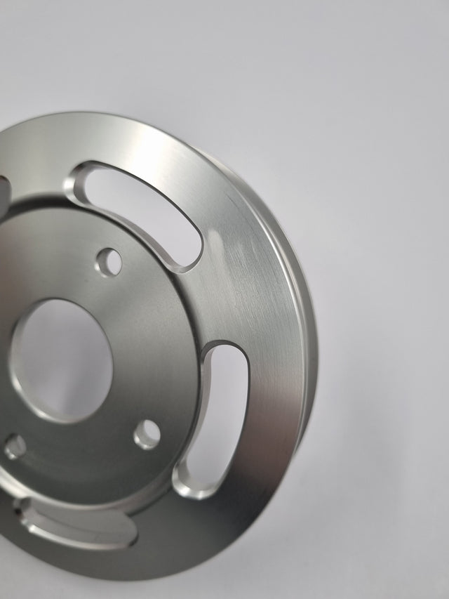 Scratch&Dent Billet Underdrive Water Pump Pulley for Nissan RB Engines - Silver
