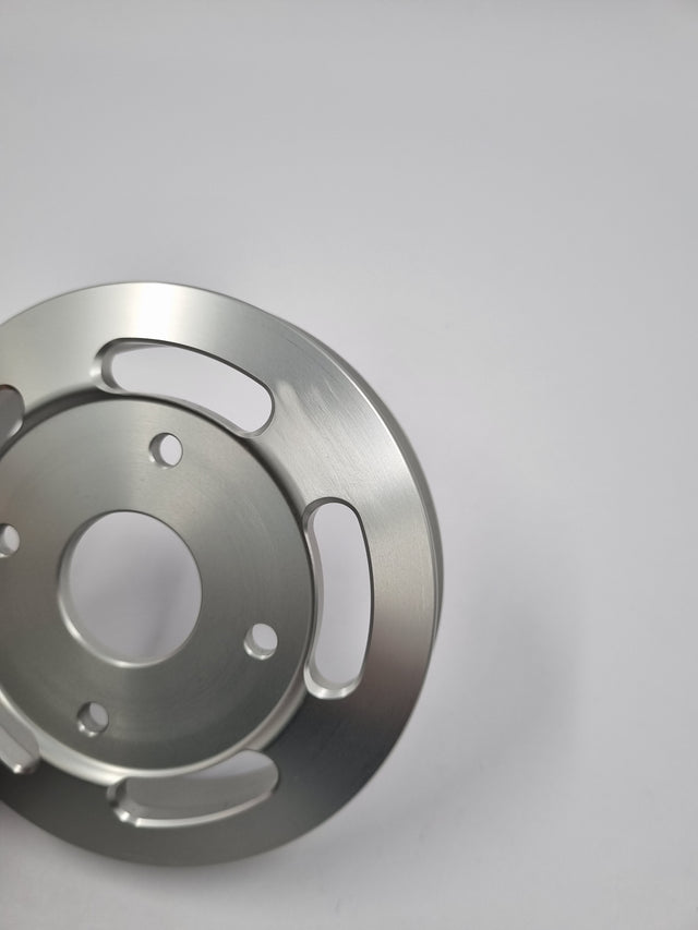 Scratch&Dent Billet Underdrive Water Pump Pulley for Nissan RB Engines - Silver