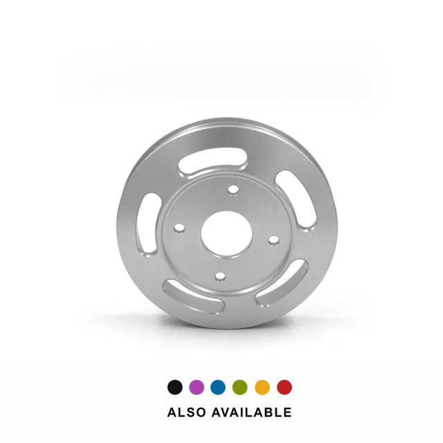 Scratch&Dent Billet Underdrive Water Pump Pulley for Nissan RB Engines - Silver