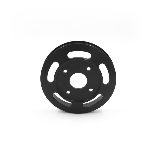 Scratch&Dent Billet Underdrive Water Pump Pulley for Nissan RB Engines - Black 126mm