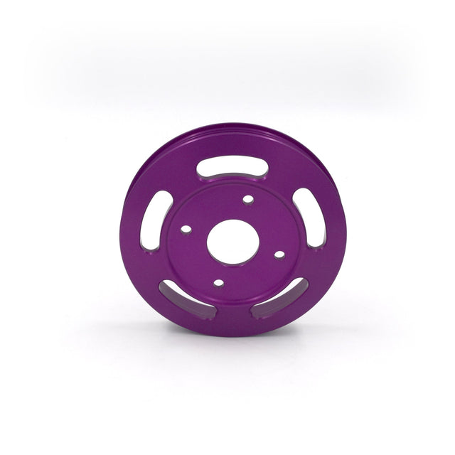 Scratch&Dent Billet Underdrive Water Pump Pulley for Nissan RB Engines - Purple 140mm