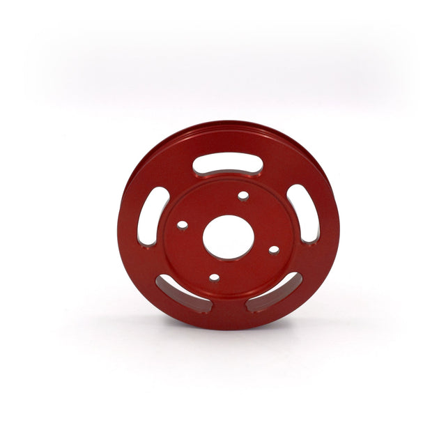 Scratch&Dent Billet Underdrive Water Pump Pulley for Nissan RB Engines - Red 140mm